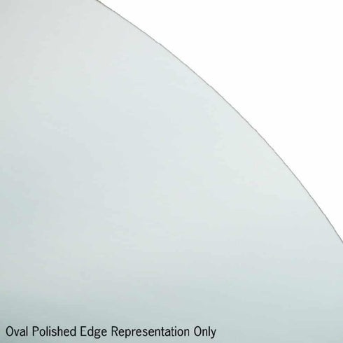 Cody Polished Oval Bathroom Mirror