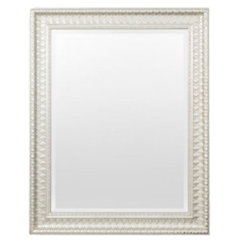 Woven Silver Wall Mirror