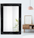 Gabriel Ornate Black Wall Mirror