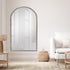 Angeliena Arch Brushed Wood Wall Mirror