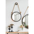 Caike Rope Strap Round Wall Mirror