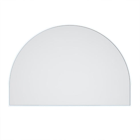 Apsel Arch White Wall Mirror