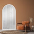 Angeliena Arch White Wall Mirror