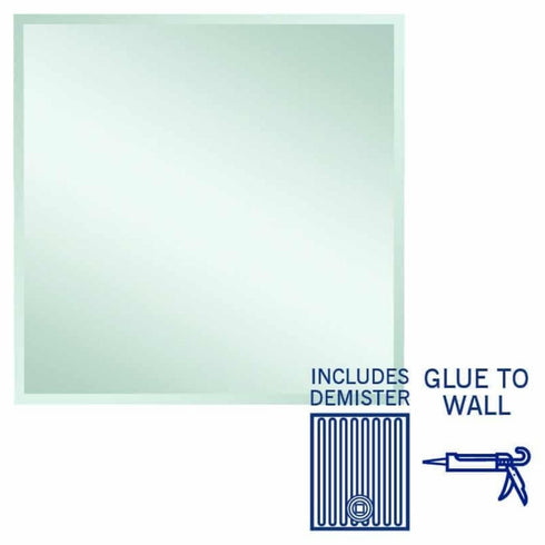 Montana Rectangle Bevel Edge Bathroom Wall Mirror