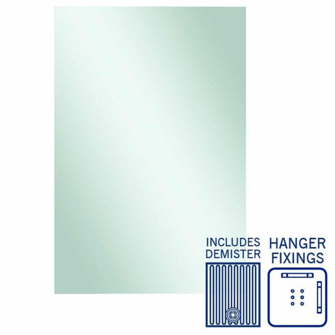 Jackson Rectangle Polished Edge Bathroom Wall Mirror