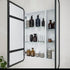 Zivile Rectangle Black Mirror Cabinet