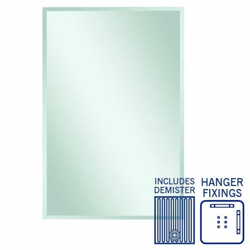 Montana Rectangle Bevel Edge Bathroom Wall Mirror