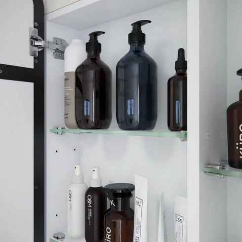 Zivile Rectangle Black Mirror Cabinet