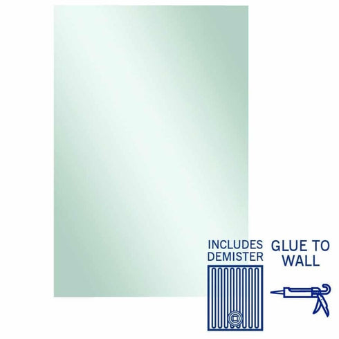 Jackson Rectangle Polished Edge Bathroom Wall Mirror