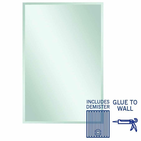 Montana Rectangle Bevel Edge Bathroom Wall Mirror