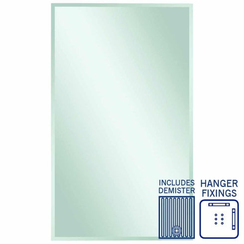 Montana Rectangle Bevel Edge Bathroom Wall Mirror
