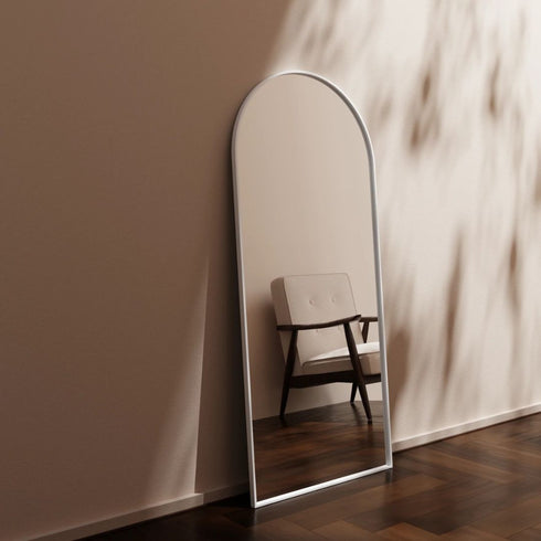 Aiva Arch White Wall Mirror