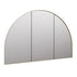 Myli 3-Door Arch Satin Brass Mirror Cabinet