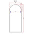 Aiva Arch White Wall Mirror