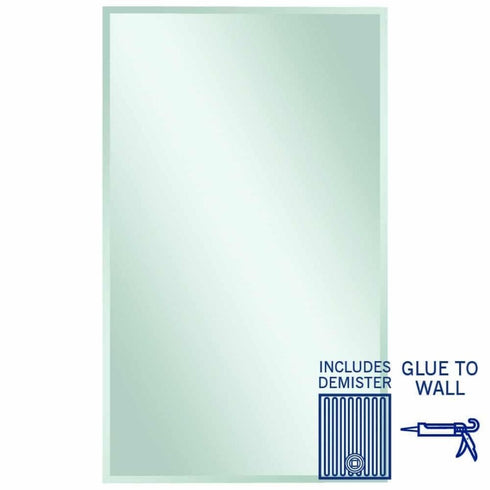 Montana Rectangle Bevel Edge Bathroom Wall Mirror