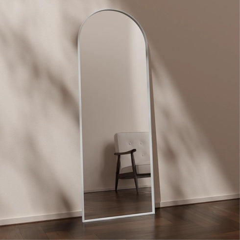 Aiva Arch White Wall Mirror
