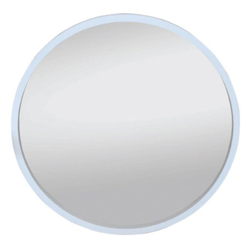 Angela White Round Wall Mirror