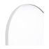 Bjorn Bright White Oval Wall Mirror