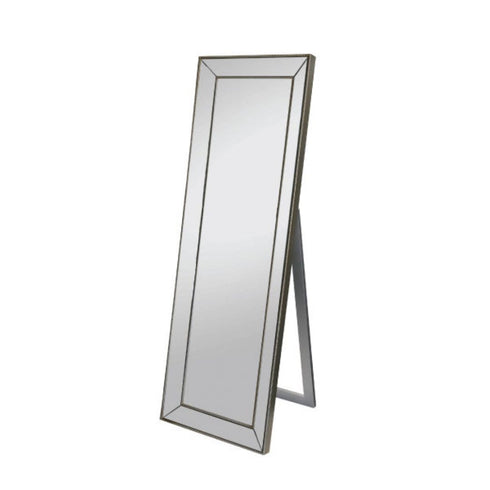 Melania Soft Champagne Mirrored Frame Wall Mirror