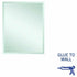 Montana Rectangle Bevel Edge Bathroom Wall Mirror