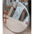 Elipse Silver Edge Round Wall Mirror