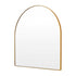 Bjorn Arch Brass Wall Mirror