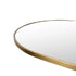 Apsel Arch Brushed Brass Wall Mirror