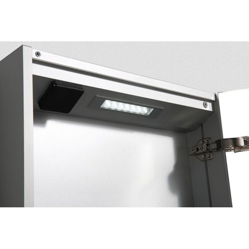 Achille Italian LED Mirrored Bathroom Shaving Cabinet