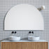 Apsel Arch White Wall Mirror