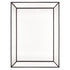 Zeta Beaded Black Wall Mirror