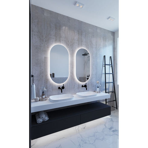 Ablaze Premium SO Range Back-Lit Oval LED Bathroom Mirror