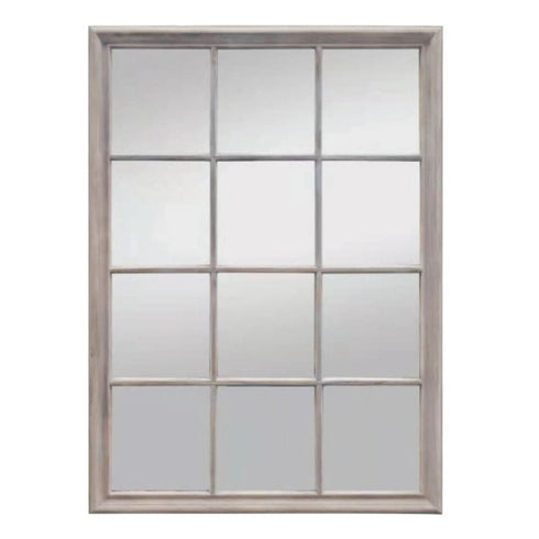 Harvey Brushed Wood Wall Mirror