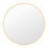 Simplicity Brass Round Wall Mirror