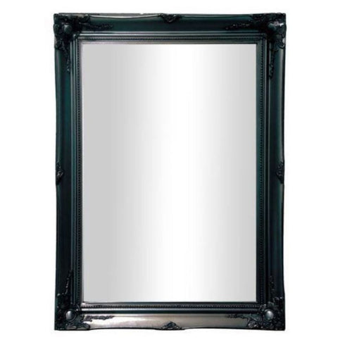 Felicity Ornate Black Wall Mirror