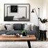 Luke Traditional Black Wall Mirror