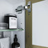 Myli 3-Door Arch Satin Brass Mirror Cabinet