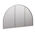 Myli 3-Door Arch Black Mirror Cabinet