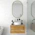 Aaden Pill Satin Brass Wall Mirror