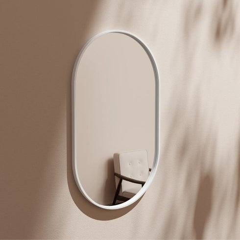 Cyne Pill White Wall Mirror