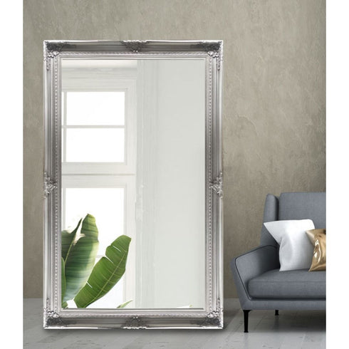Freda Ornate Silver Wall Mirror