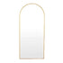 Bjorn Arch Brass Wall Mirror