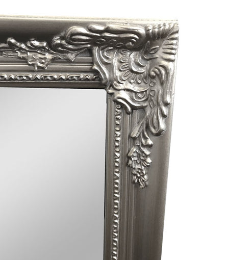 Hannah Silver Ornate Wall Mirror