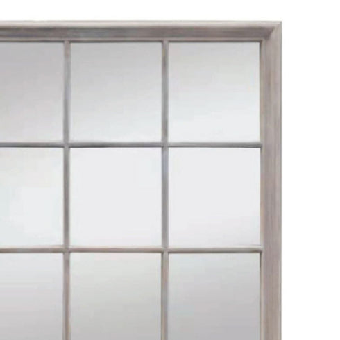 Harvey Brushed Wood Wall Mirror