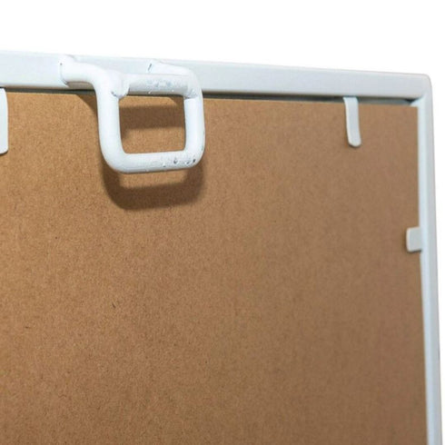 Allen White Window Style Wall Mirror