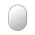 Aaden Pill Satin Brass Wall Mirror