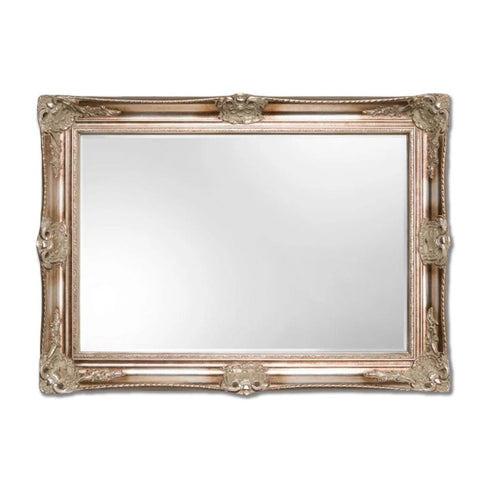 Constanza Large Silver Ornate Wall Mirror