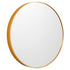 Simplicity Brass Round Wall Mirror