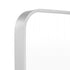 Simplicity Curve Silver Standing Mirror