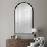 Angeliena Arch Black Wall Mirror