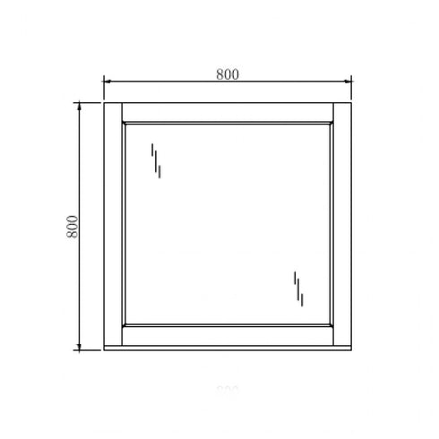 Alessandro Italian Wall Mirror With Shelf